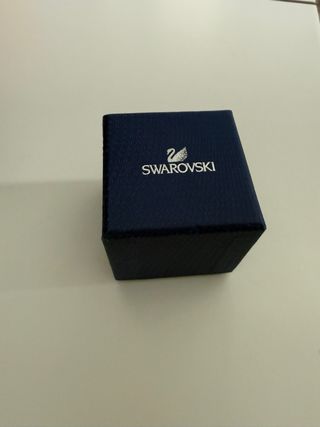 Anillo Swarovski Turquesa y Plata