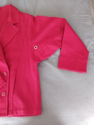 Chaqueta blazer roja mujer vintage