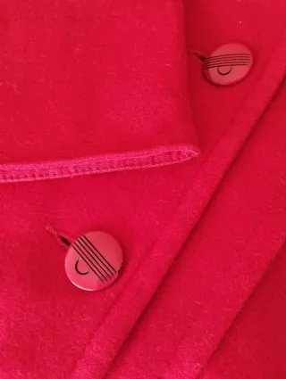 Chaqueta blazer roja mujer vintage