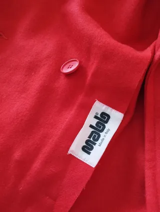 Chaqueta blazer roja mujer vintage