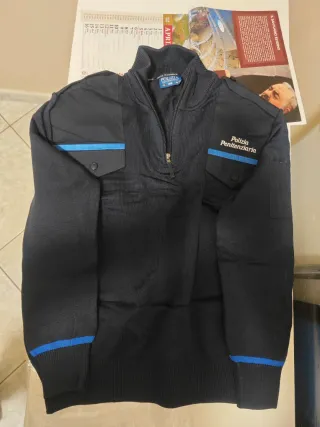 Maglione Polizia Penitenziaria Uomo Blu