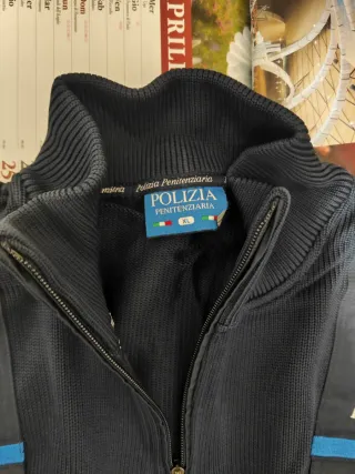 Maglione Polizia Penitenziaria Uomo Blu