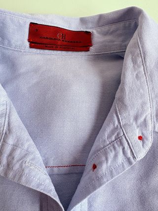 Camisa Carolina Herrera Azul Mujer