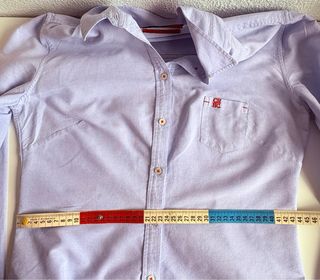 Camisa Carolina Herrera Azul Mujer