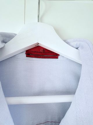 Camisa Carolina Herrera Azul Mujer