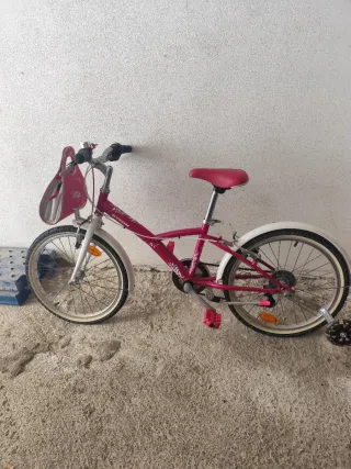 Bicicleta niña rosa