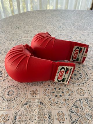 Guantes Taekwondo Rojo