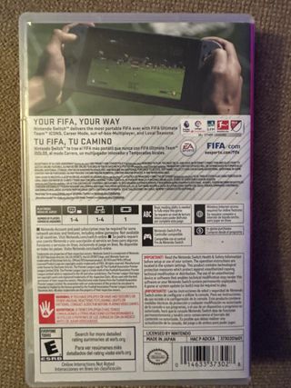 FIFA 18 Nintendo Switch