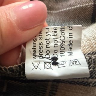 Camicia Flanella Beige/Marrone