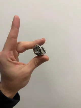 Anello Orologio Argento stile vintage