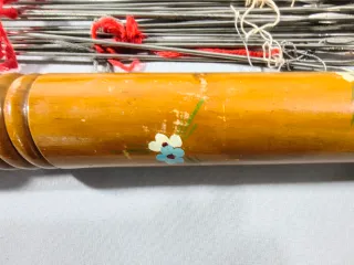 Antiguos estuches para agujas de tejer