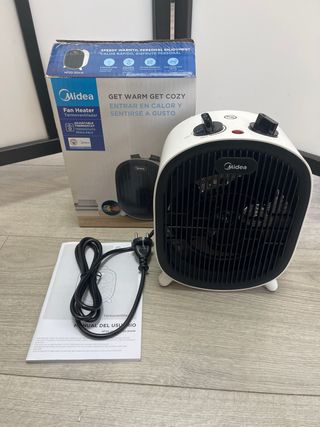 MIDEA Calefactor Eléctrico Baño de Bajo Consumo
