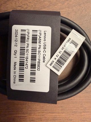 Cable Lenovo USB-C para Miguel