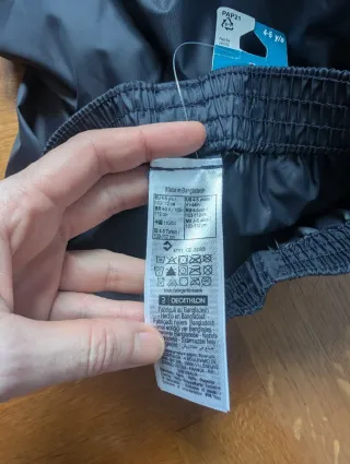 Pantalón impermeable niño azul marino