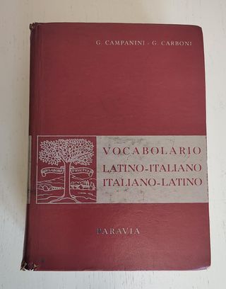 Vocabolario Latino-Italiano/Italiano-Latino