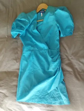 Vestido vintage crās azul