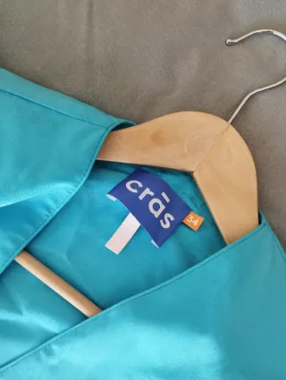 Vestido vintage crās azul