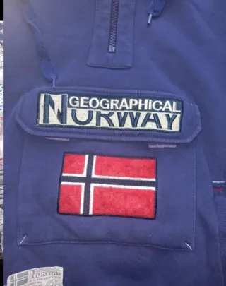 Sudadera Geographical Norway Morada