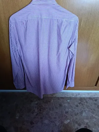 Camisa Purificación García Rayas Rosas Talla 3 - M
