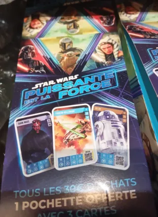 Lote 50 sobres Star Wars La Fuerza