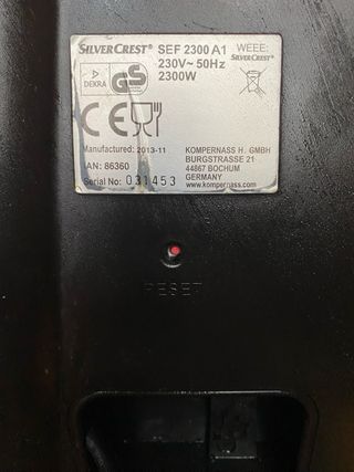 Freidora de aceite SilverCrest