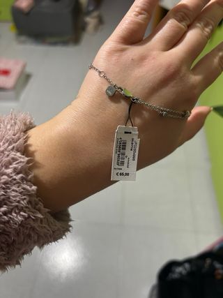 Bracciale Fossil con cuoricini - Nuovo