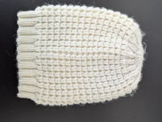 Cappello lana bianco