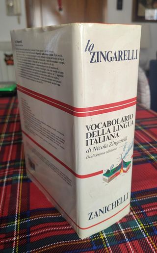 Lo Zingarelli vocabolario della lingua italiana