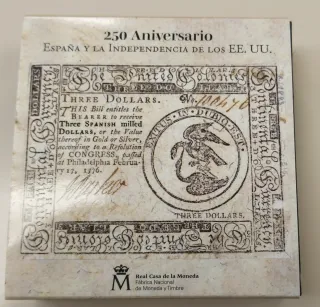 Moneda 10€ Plata España 2025 1er Dólar
