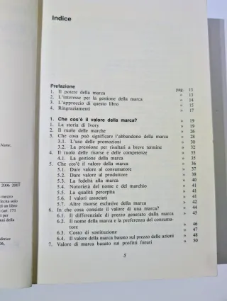 Brand equity. La gestione del valore della marca