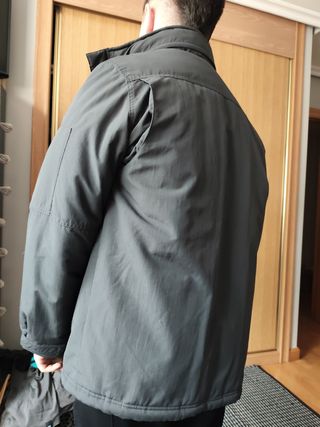 Chaqueta Adidas Hombre Gris oscuro