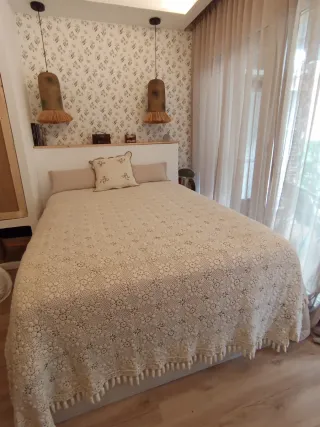 OFERTA Bajamos precio solo hoy!!Colcha ganchillo!!