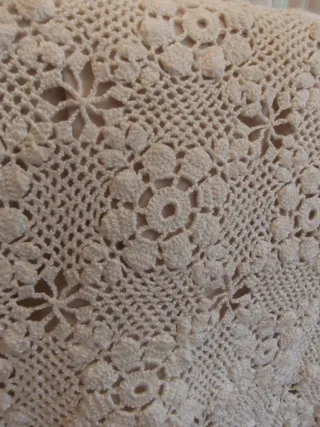 OFERTA Bajamos precio solo hoy!!Colcha ganchillo!!