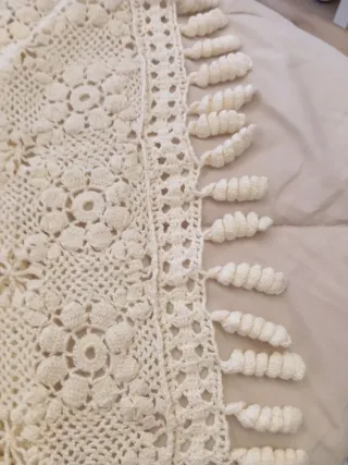 OFERTA Bajamos precio solo hoy!!Colcha ganchillo!!