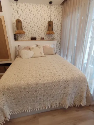 OFERTA Bajamos precio solo hoy!!Colcha ganchillo!!