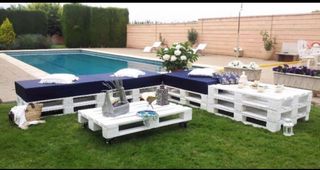 Estructura Cama/Sofá Palet 90x200cm