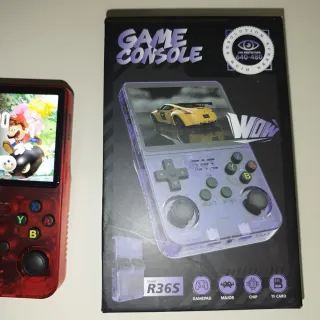 Console Retro R36S Super Nintendo Rossa