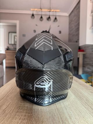 casco Acerbis steel carbono