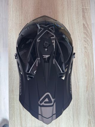 casco Acerbis steel carbono