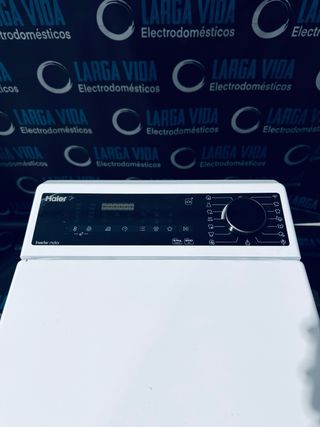 135. Lavadora Haier Carga superior 8,5k Como Nueva