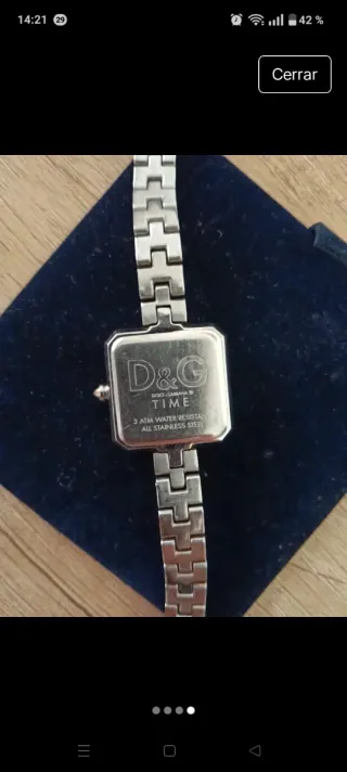Reloj D&G Plata