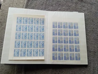 Lote sellos + álbum filatélico