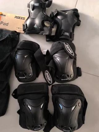 Pattini in linea e protezioni Roces