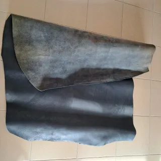 Retal Piel Azul Oscuro