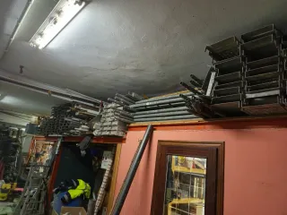 Andamios europeos,hay para armar unos 450m