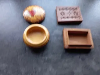 Cajitas de madera decoradas