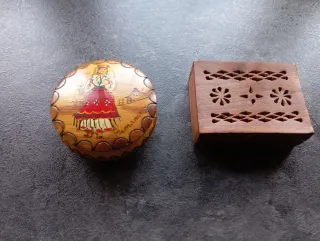 Cajitas de madera decoradas