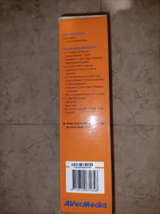 AVerMedia VerTV Digi Volar EX Antena TV PC