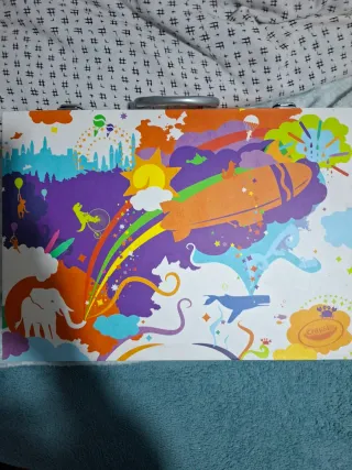 Maletín rotuladores, ceras y lápices de colores