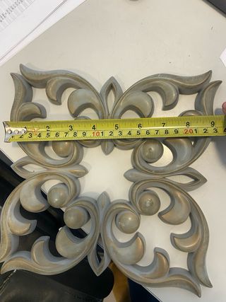 Decoración pared flor y marco